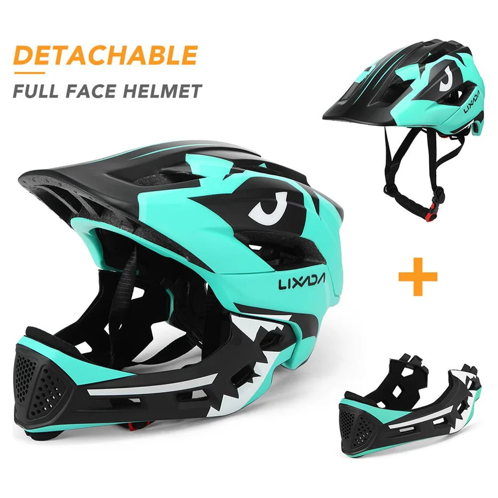 Kids Detachable Full Face Helmet for Cycling Skateboarding Roller Skating N66542