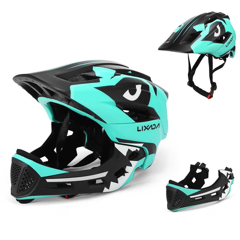 Kids Detachable Full Face Helmet for Cycling Skateboarding Roller Skating N66542