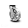 6x22 x 2x22 V Groove Semi Steel Wheel Swivel Caster H63896