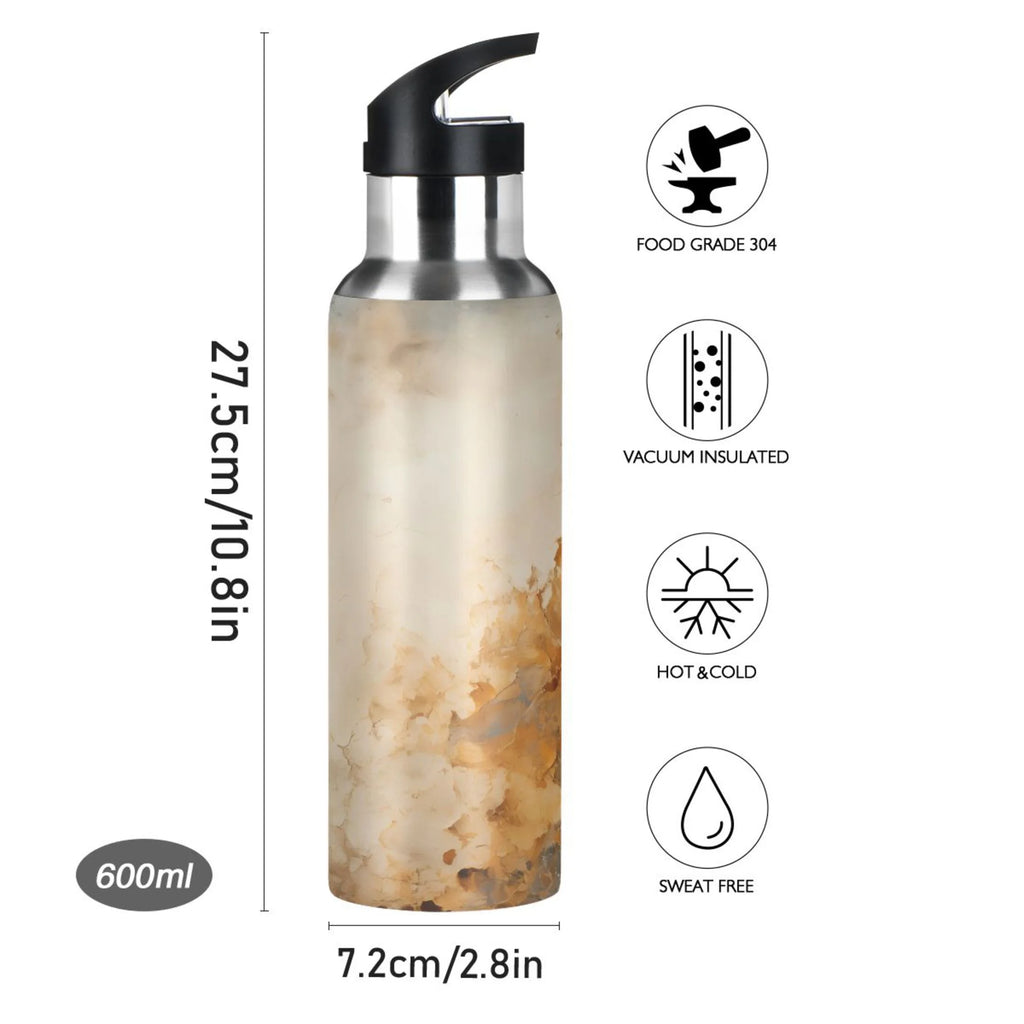 Stainless Steel Insulated Water Bottle with Straw Lid Y956303