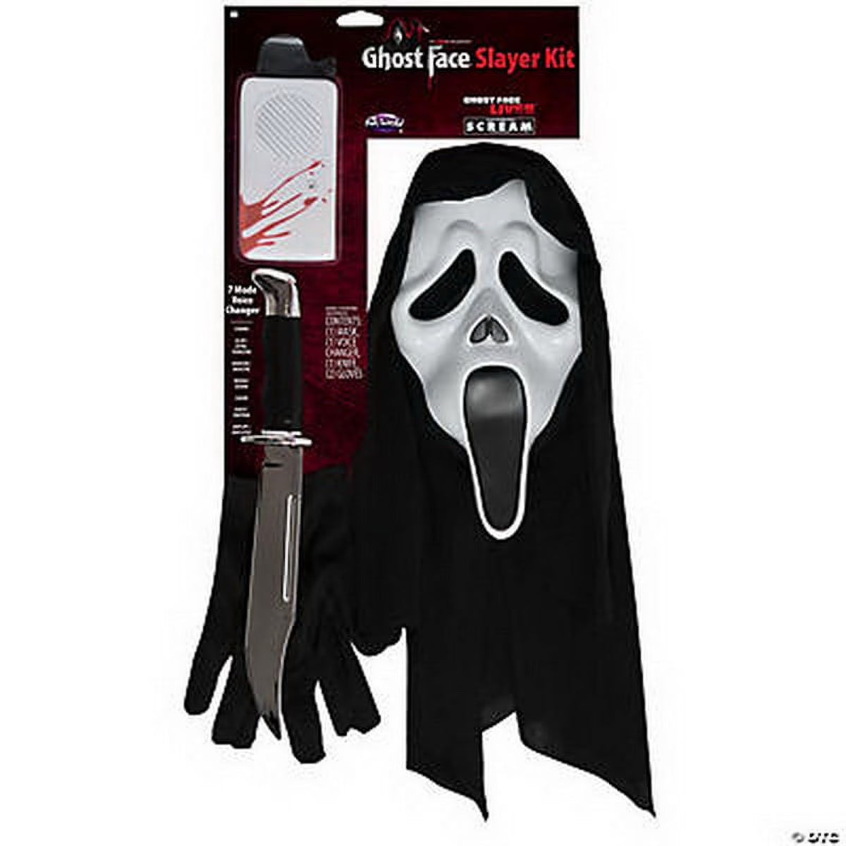 Scream Ghost Face Slayer Kit with Mask, Knife & Voice Box D992