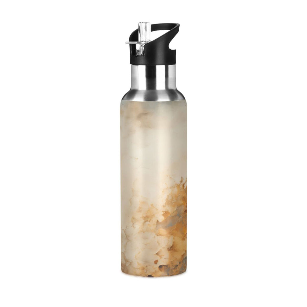 Stainless Steel Insulated Water Bottle with Straw Lid Y956303